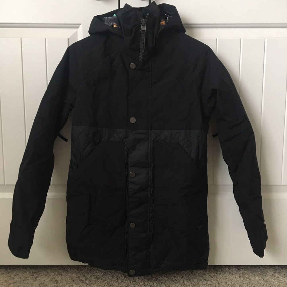 Burton Black Hooded Winter Jacket